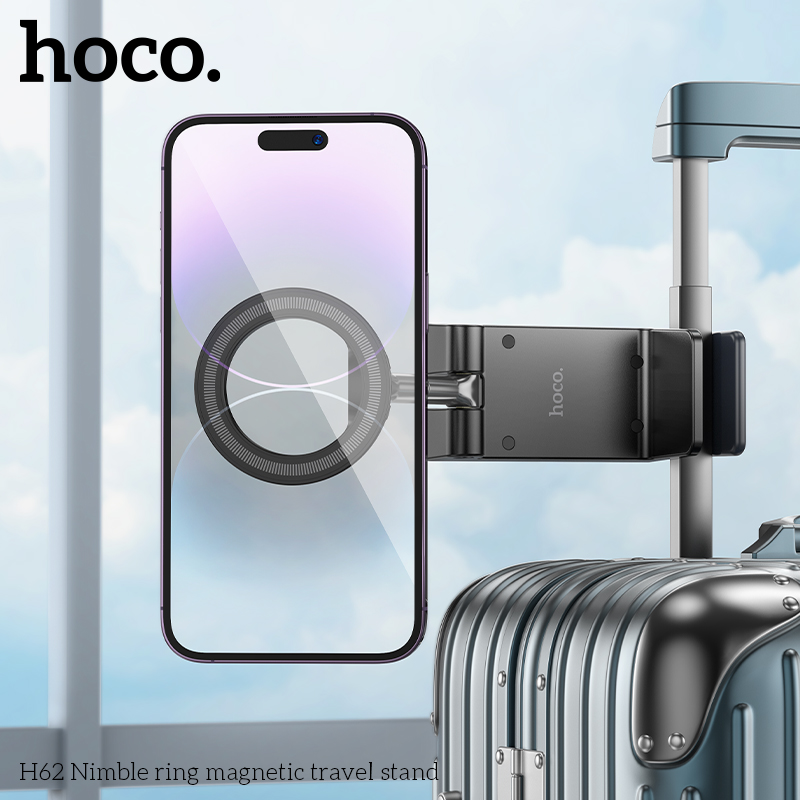 Giá đỡ điện thoại HOCO H62 kẹp bàn từ tính nam châm dạng vòng Nimble chính hãng [BH: 1 NĂM]