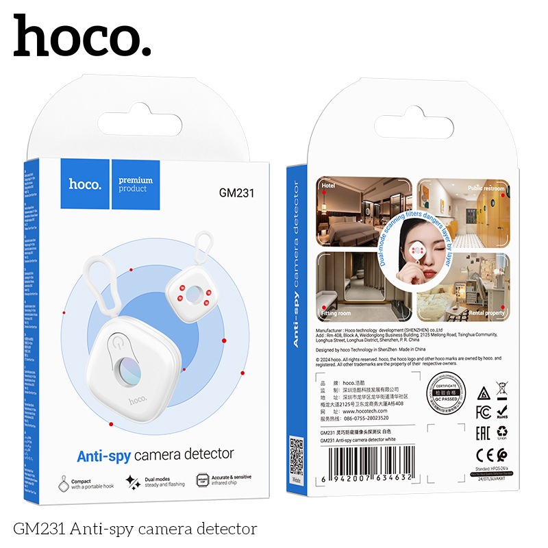 Máy dò camera Hoco GM231 chính hãng [BH: 1 NĂM]