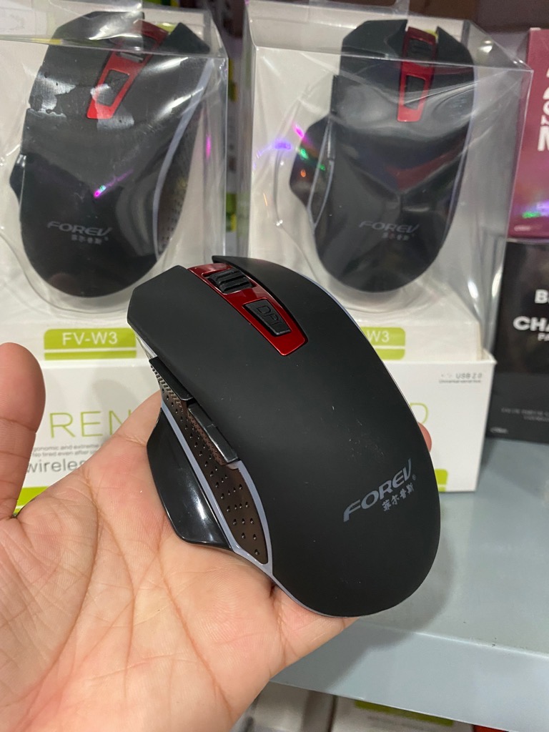Chuột không dây FOREV FV-W3 có led 5 nút chuyên game [BH 6 tháng] / pktn sale