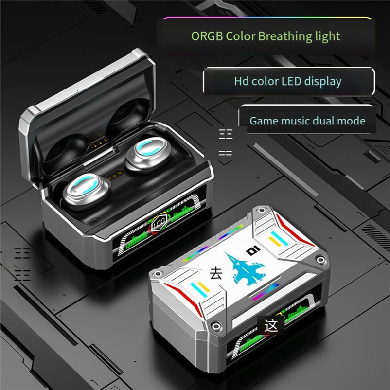Tai nghe bluetooth DAMIX GQ-01 wireless v5.3 HiFi kiểu dáng airpods có dock sạc [BH 3 tháng]