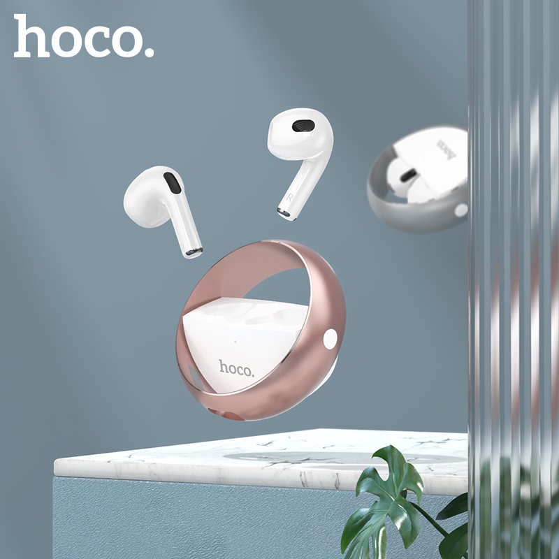 TAI NGHE BLUETOOTH HOCO EW23 TWS CHÍNH HÃNG KIỂU DÁNG AIRPODS HỘP XOAY TRÒN [BH 1 NĂM]