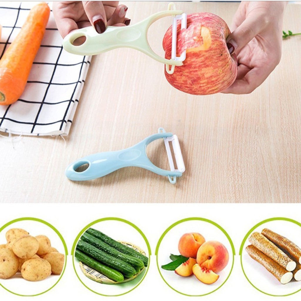 Dao bào cắt gọt trái cây rau củ quả nhiều màu dụng cụ làm bếp / pktn sale