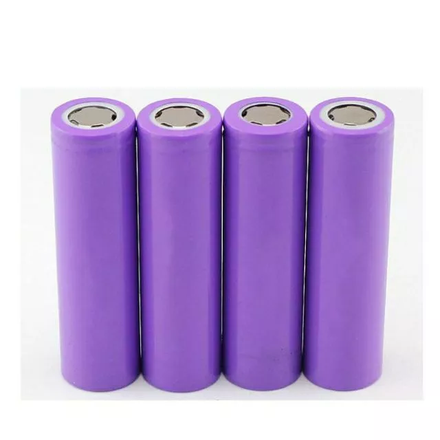 Pin quạt sạc 3v7 tím 2 ĐẦU BẰNG [BH 1 Tuần]