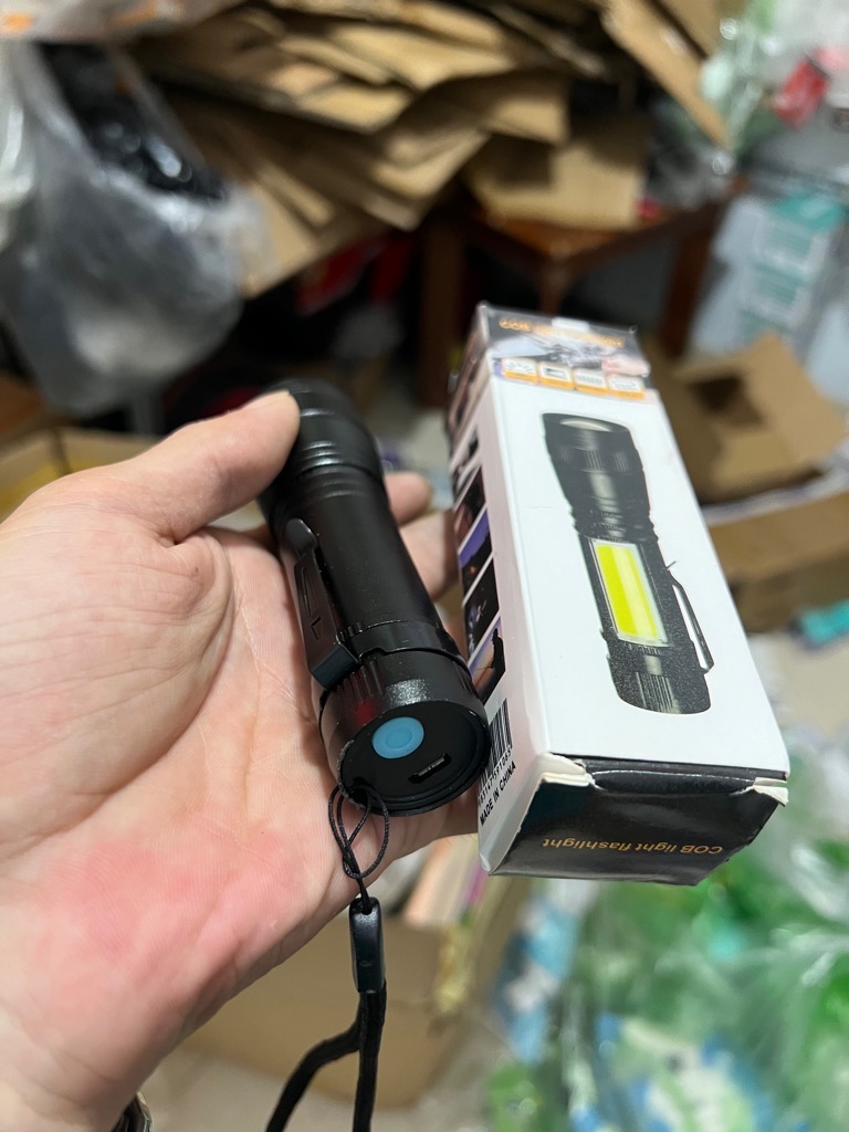 Đèn pin Police H352-29 / 806  Cob light flashlight Japan kiểu T6-29 siêu sáng Zoom X2000 [BH 1 tuần]