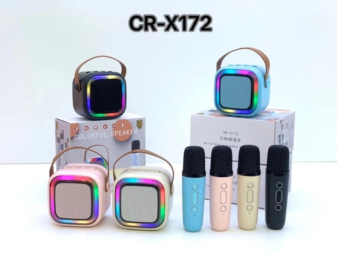 Loa karaoke mini X172 tặng kèm 1 micro không dây (kiểu dáng K12) [BH: 3 THÁNG]