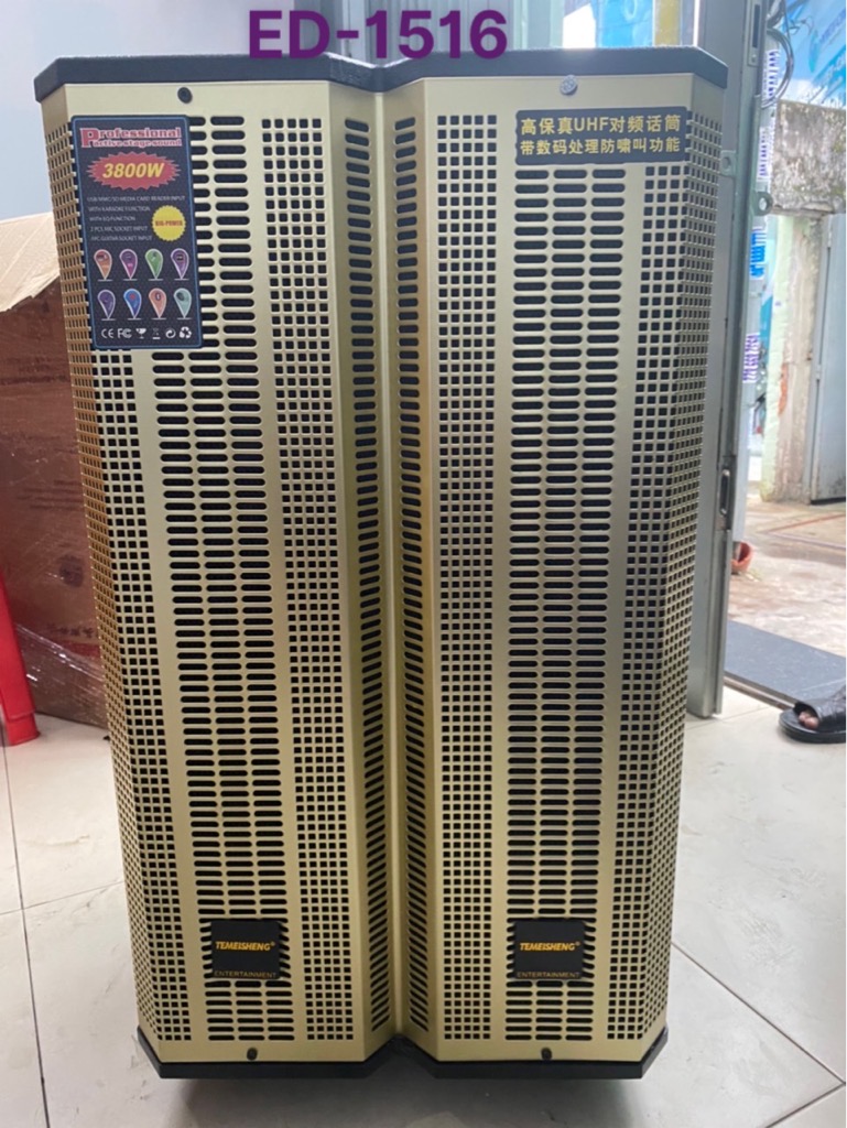 Loa kéo Temeisheng ED-1516 tặng kèm 2 micro karaoke [Bh: 6 Tháng]- Riêng Bình Bảo Hành 1 tháng