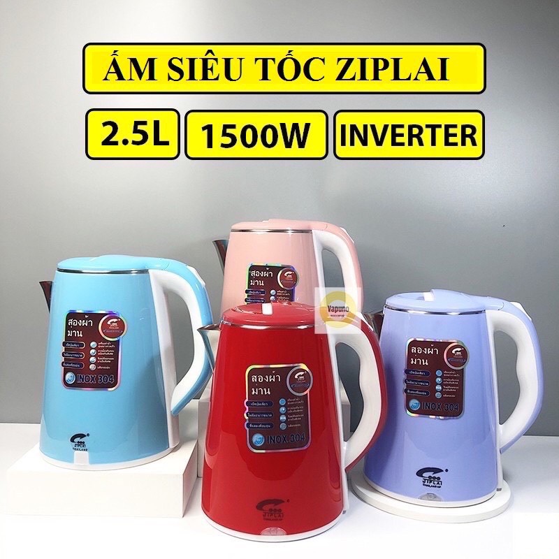 Ấm đun nước Thái Lan 2.5 lít siêu tốc [BH: 1 Tháng]