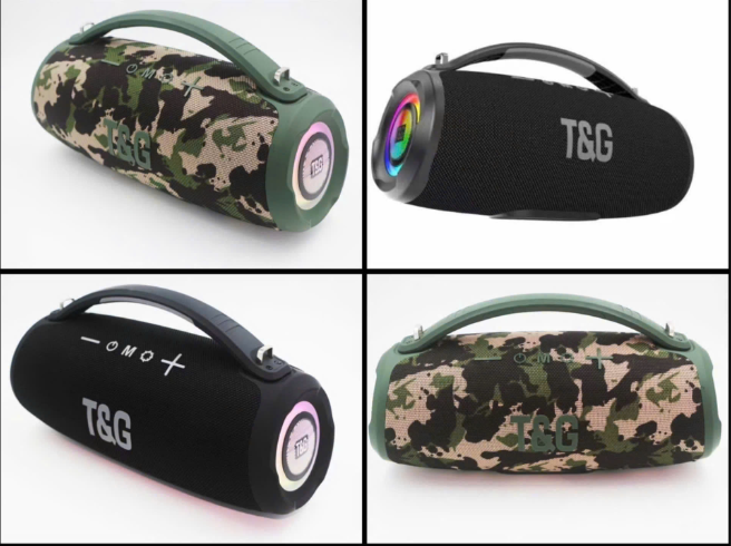 Loa bluetooth T&G TG-395 mẫu loa boom box CAO CẤP có quai xách kèm đèn led cực đẹp [BH 6 tháng]