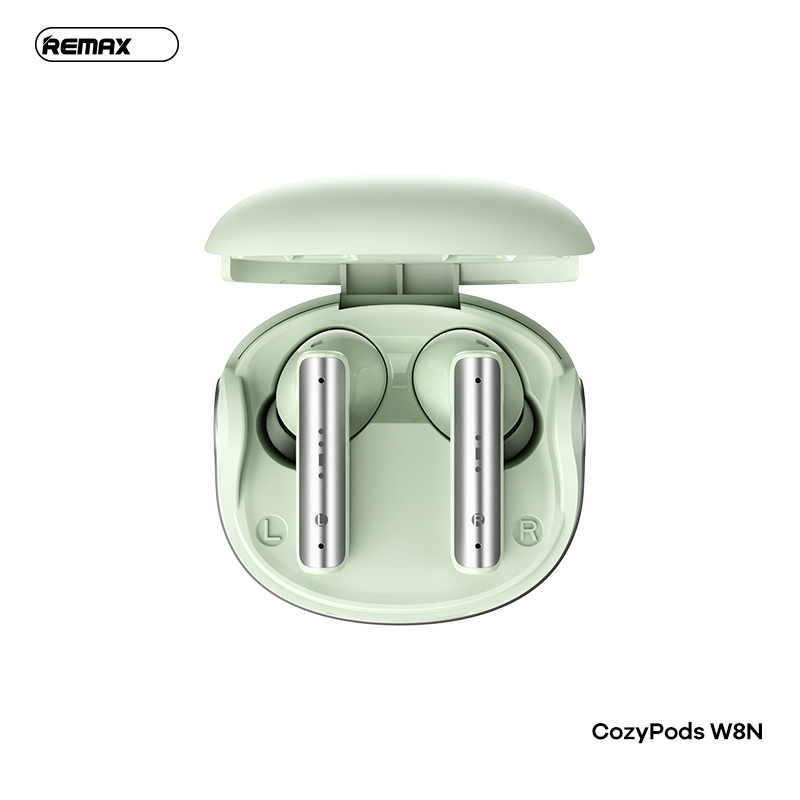 Tai nghe bluetooth REMAX COZYPODS W8N V5.3 TWS kiểu dáng airpods true wireless chính hãng [BH 1 năm]