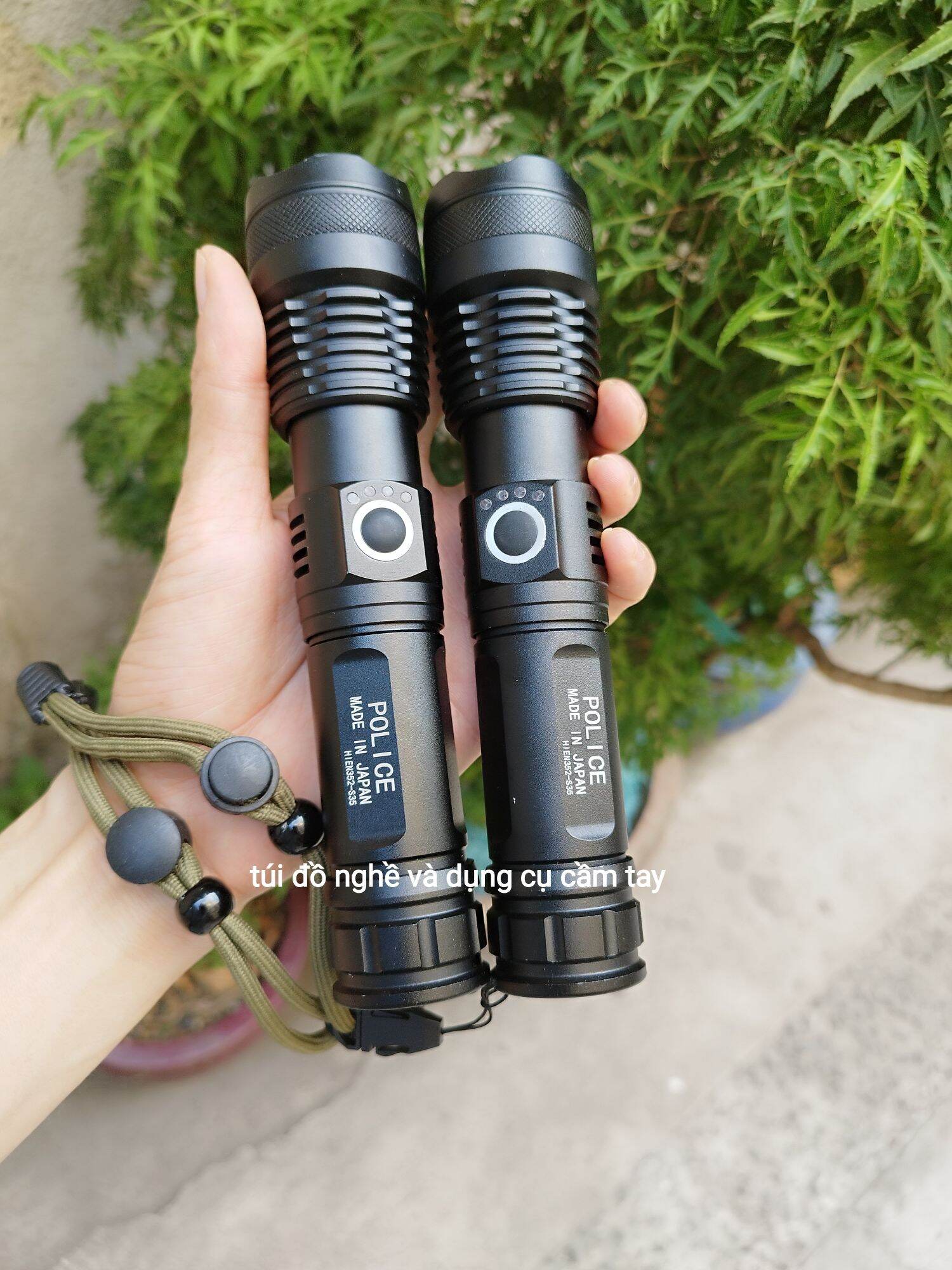 Đèn pin cầm tay Police 835 / PH50/ S39 loại 1 hộp vàng / đen xanh siêu sáng [BH 1 tuần]