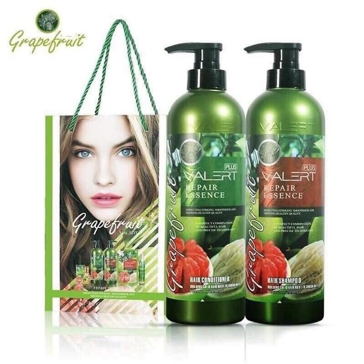 Bộ 2 Chai Dầu Gội Đầu + Xả Bưởi Grapefruit