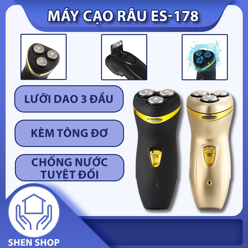 Máy cạo râu 3 trong 1 Pilits ES178 (tông đơ cắt tóc, cạo râu, tỉa lông) [BH 1 tuần] / pktn sale