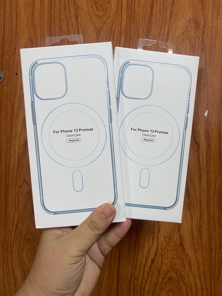 Ốp lưng trong suốt Magnetic iPhone 13 Promax [BH: NONE]