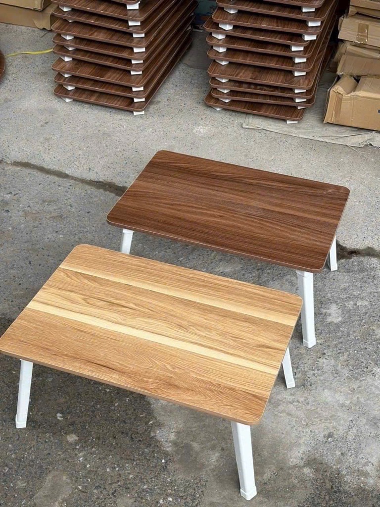 Bàn học CHỮ NHẬT gấp gọn màu gỗ sang trọng [BH: NONE]