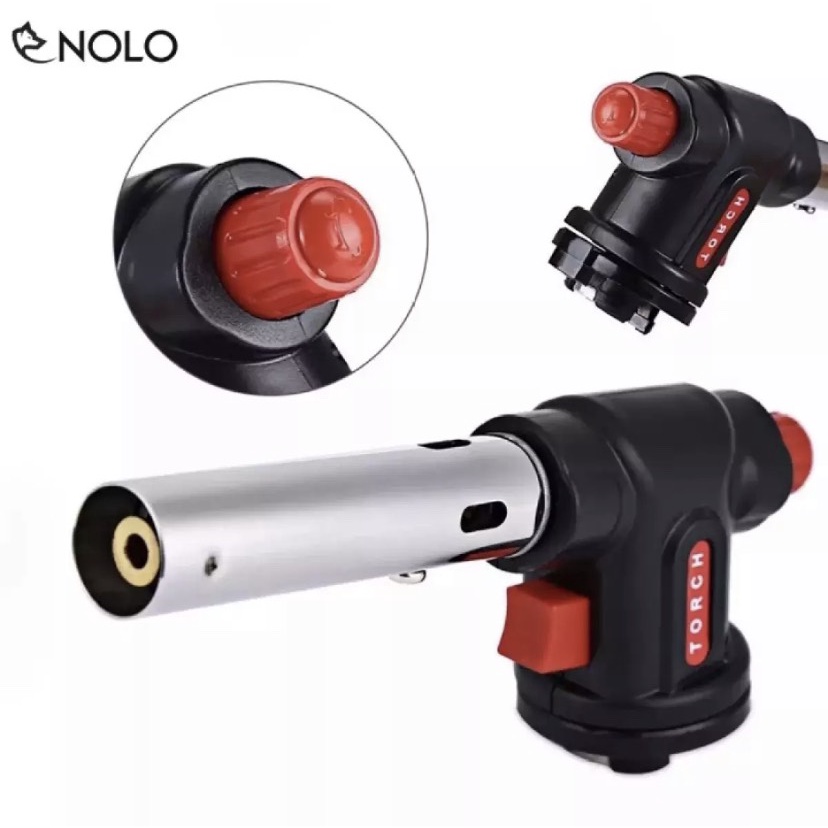 Đèn súng khò gas PURPOSE No504 cao cấp đầu gắn vào chai ga mini [BH 1 tuần]