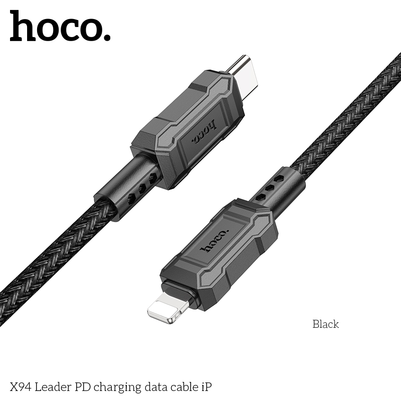 Cáp sạc nhanh 20w HOCO X94 (c-l) 1m - type c ra iphone lightning chính hãng [BH 1 năm]