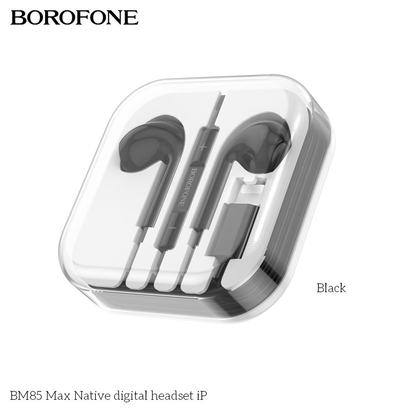 Tai nghe có dây lightning Borofone BM85 Max chui iPhone dài 1m2 chính hãng [BH 1 NĂM]