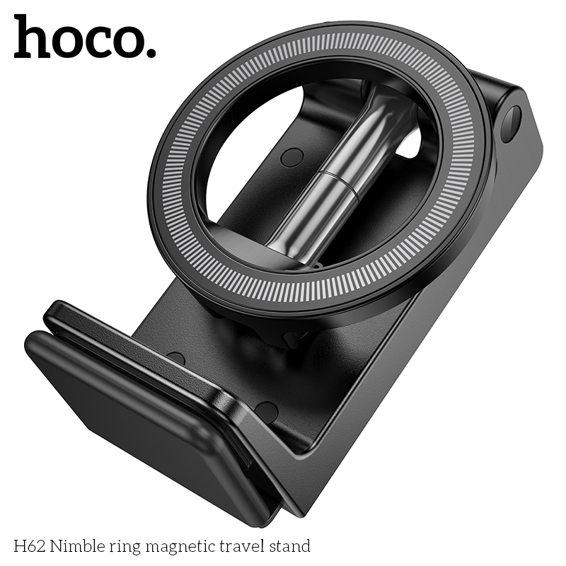 Giá đỡ điện thoại HOCO H62 kẹp bàn từ tính nam châm dạng vòng Nimble chính hãng [BH: 1 NĂM]