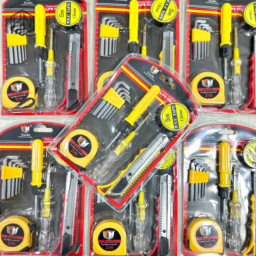Bộ dụng cụ sửa chữa SC517 gia đình 6 món tiện lợi có lục giác [BH:NONE]