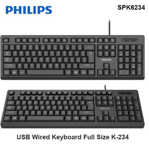 Bàn phím có dây Philips K234 [BH 1 năm] / pktn sale