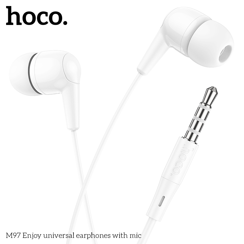 Tai nghe có dây 3.5 HOCO M97 jack 3.5mm chính hãng [BH 1 NĂM]