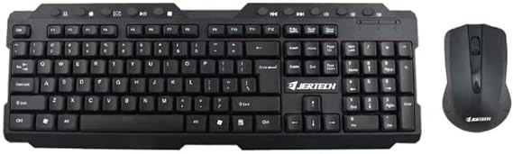Combo phím chuột KHÔNG DÂY JERTECH KM200 OFFICE WIRELESS COMBO [BH: 1 THÁNG]