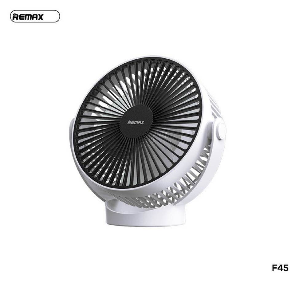 Quạt mini tích điện REMAX F45 sạc pin chính hãng [BH 1 năm]