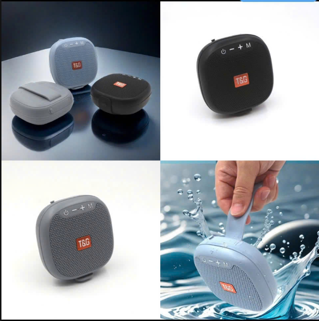 Loa bluetooth T&G TG-444 mẫu loa tròn có quai xách cực đẹp [BH 6 tháng]