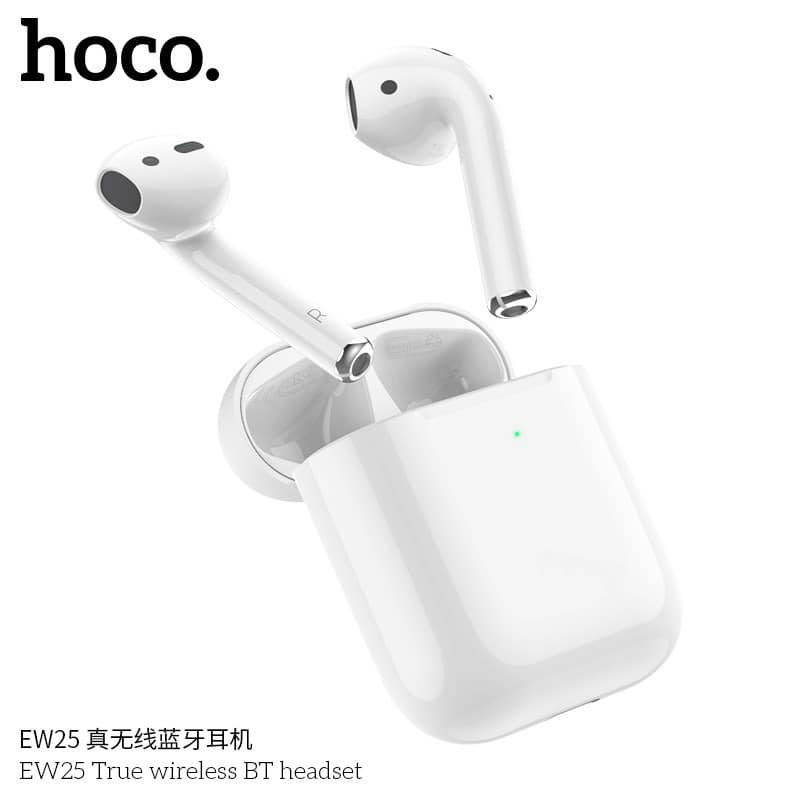 Tai nghe bluetooth HOCO EW25 tws kiểu dáng airpods có đế sạc chính hãng (BH 1 năm)