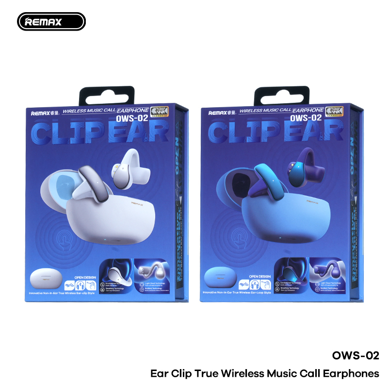 Tai nghe bluetooth REMAX OWS-02 kiểu móc tai siêu đẹp bluetooth v5.4 pin 37/300mAh chính hãng