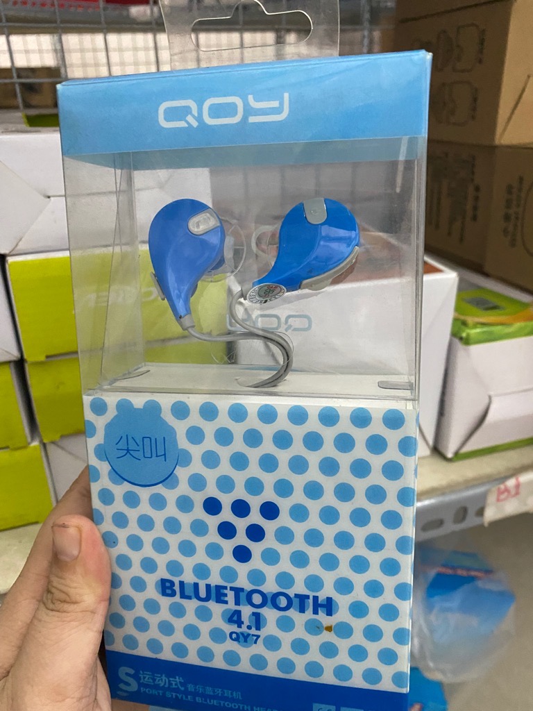 Tai nghe bluetooth 4.0 QY7 thể thao [BH 3 tháng] / pktn sale