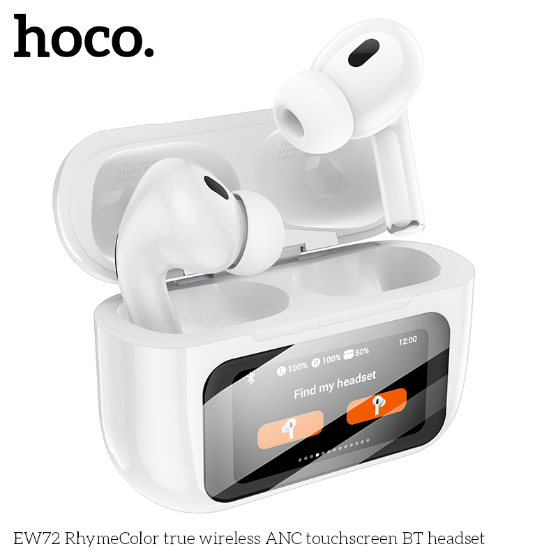 Tai nghe bluetooth HOCO màn hình cảm ứng EW72 (ANC) true wireless airpods chính hãng [BH: 1 NĂM]