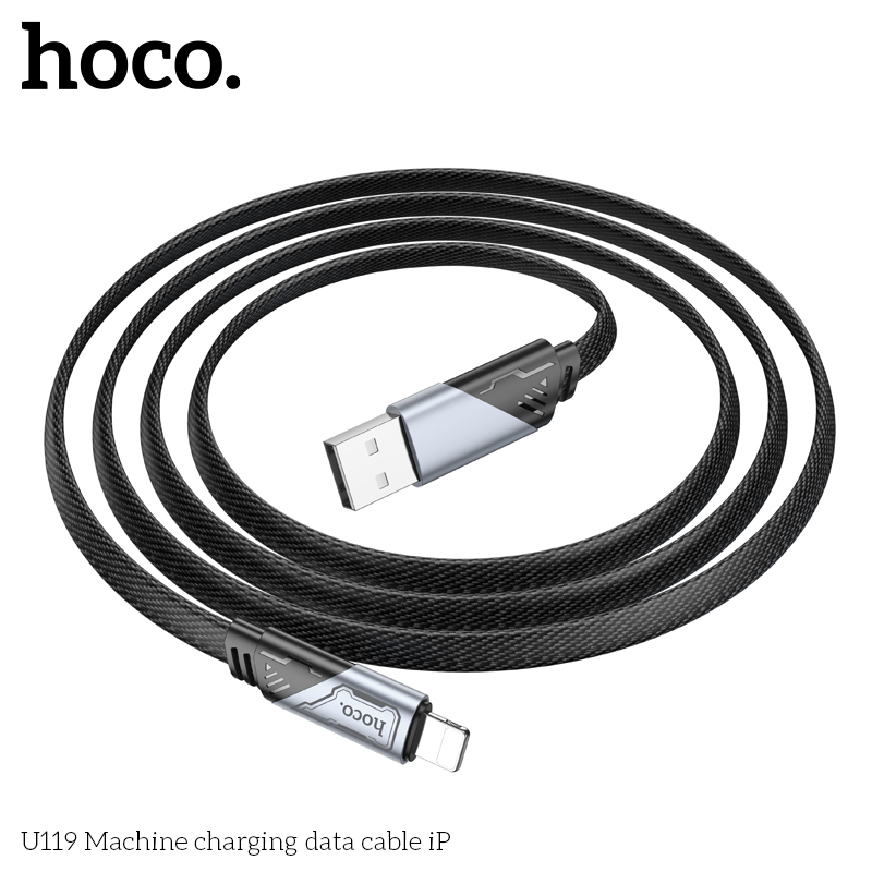 Cáp sạc nhanh HOCO U119 usb ra iphone Lightning 2.4A chính hãng [BH 1 NĂM]