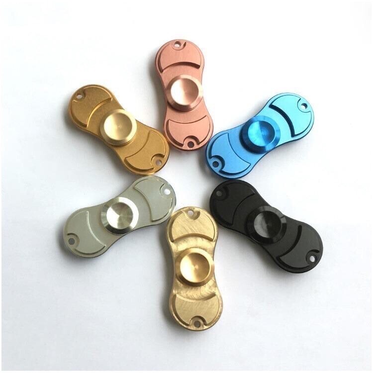 Con quay giải tỏa áp lực 2 cánh bằng KIM LOẠI- Hồng, vàng, bạc, đen [BH: NONE]