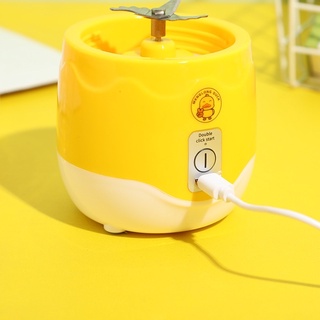 Máy xay sinh tố mini cầm tay hình vịt vàng 4 lưỡi cực mạnh [BH 1 tuần]