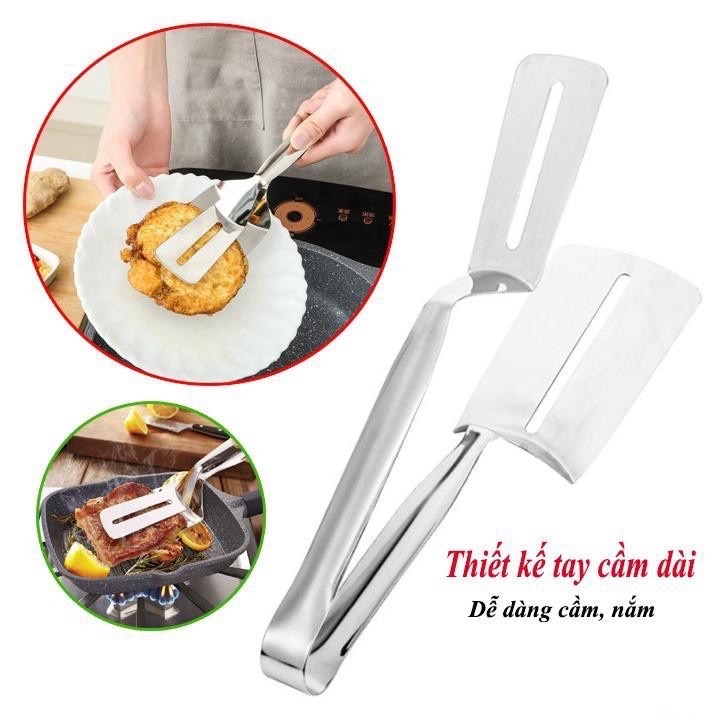 Kẹp gắp, xẻng chiên thức ăn đa năng chuyên dụng nhà bếp, nhà hàng[BH: NONE] 1l9d7