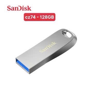 USB 3.1 SanDisk Ultra Luxe CZ74 128GB NHÔM NGUYÊN KHỐI SIÊU BỀN chính hãng [BH: 2 NĂM]
