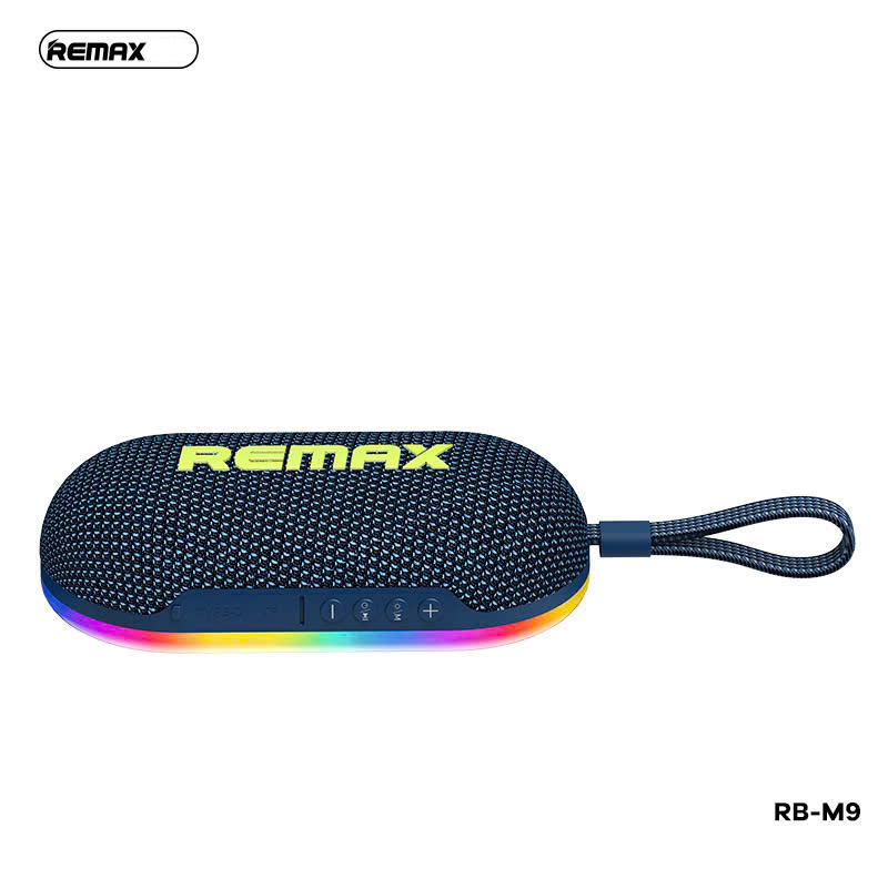 Loa bluetooth REMAX RB-M9 siêu hay 7 chế độ hiệu ứng ánh sáng RGB đầy màu sắc bluetooth V5.4 [BH 1 năm]