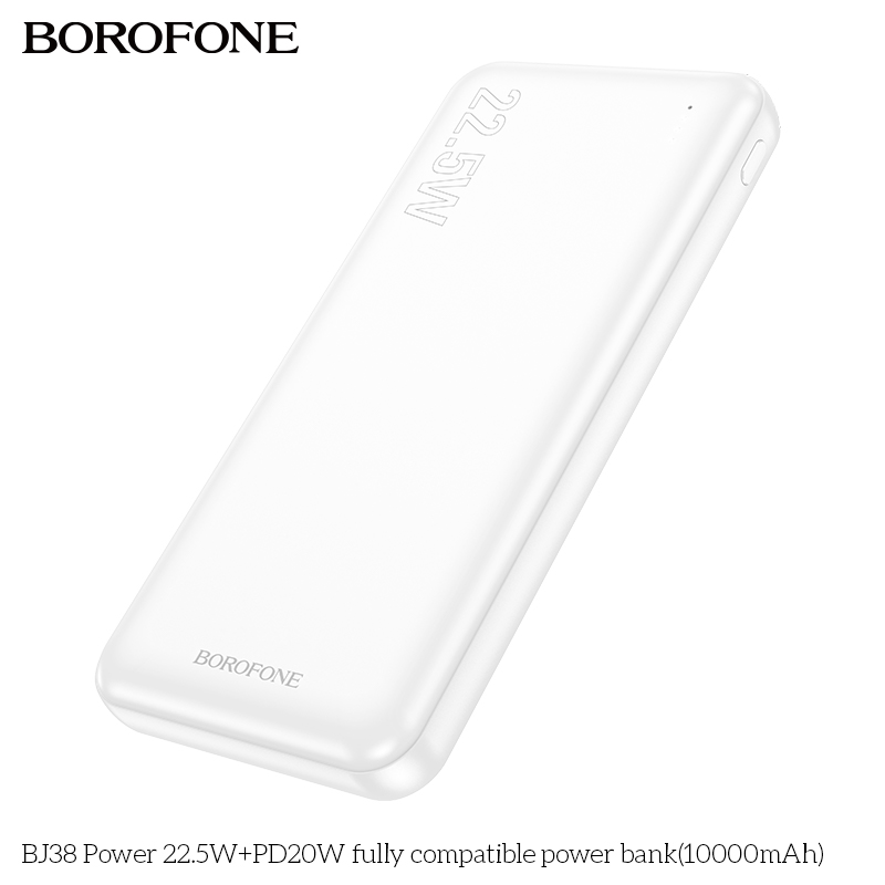 Pin sạc nhanh 22.5W Borofone BJ38 10.000mAh dự phòng chính hãng [BH 1 NĂM]