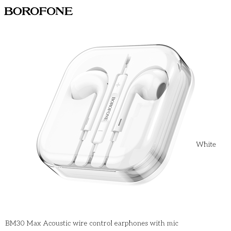 Tai nghe có dây 3.5 BOROFONE BM30 Max có microphone chính hãng [ BH 1 NĂM]