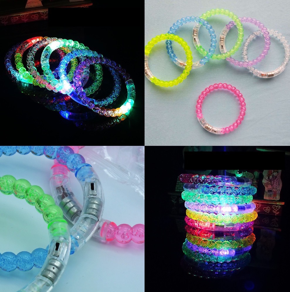 Vòng tay dạ quang đèn led phát sáng cho bé / pktn sale [bh: none]
