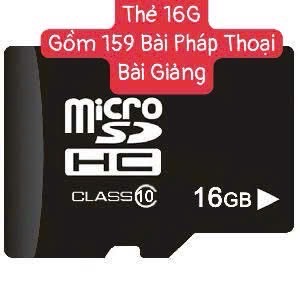 Thẻ nhớ 16Gb Gồm 159 PHÁP THOẠI- BÀI GIẢNG PHẬT GIÁO [BH: 1 NĂM]