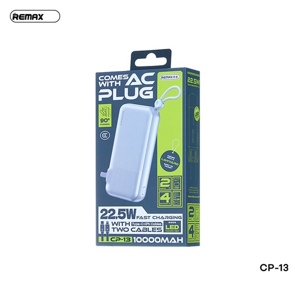 Pin sạc nhanh 27w REMAX CP-13 10.000mAh dự phòng chính hãng QC3.0 PD 22.5w [BH 1 năm]