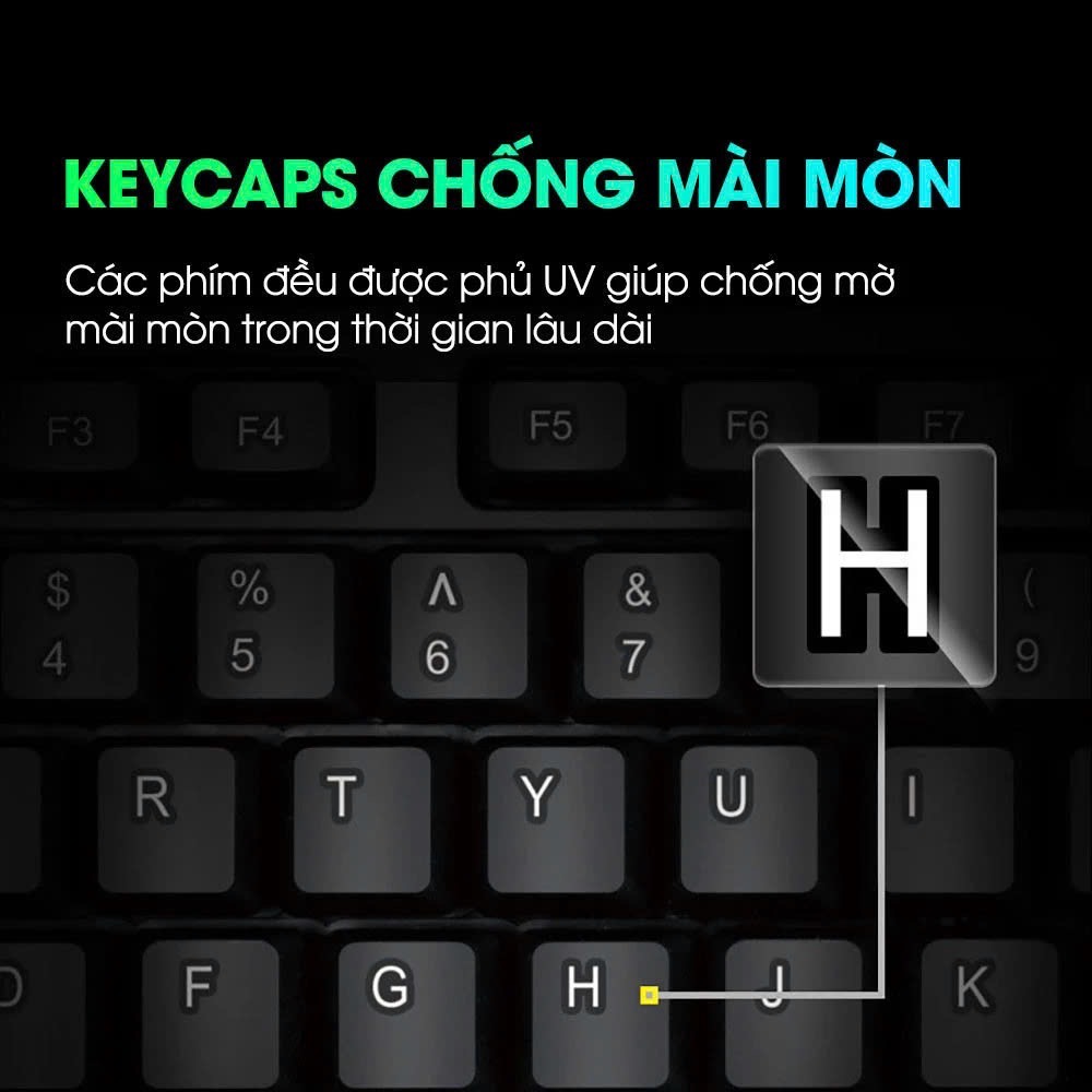 Bàn phím có dây vi tính Deiog DY-801D công thái học [BH: 1 năm]