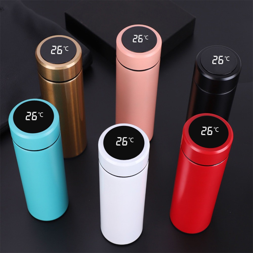 Bình đựng nước giữ nhiệt 800ml có màn hình LCD hiển thị nhiệt độ [BH: NONE]