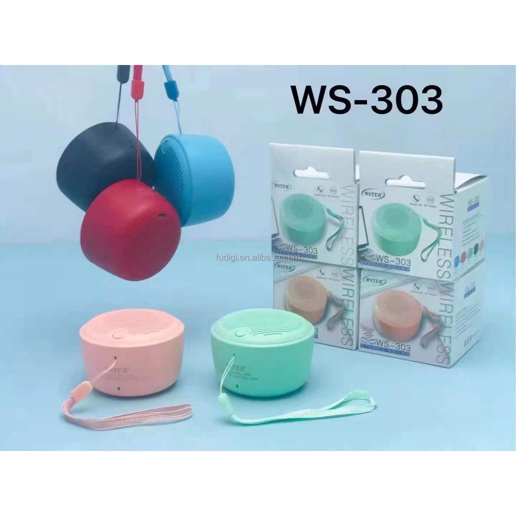 Loa bluetooth mini WSTER WS-303 v5.0 nghe siêu hay [BH 3 Tháng]