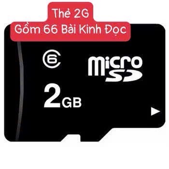 Thẻ nhớ 2Gb gồm 66 Bài kinh đọc PHẬT GIÁO NHIỆM MÀU [BH: 1 NĂM]