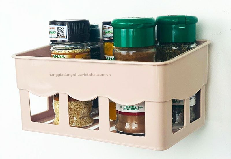 Khay nhựa VN-5698 Đựng Mỹ phẩm, gia vị dán tường tiện lợi [BH: NONE] 1l1a12