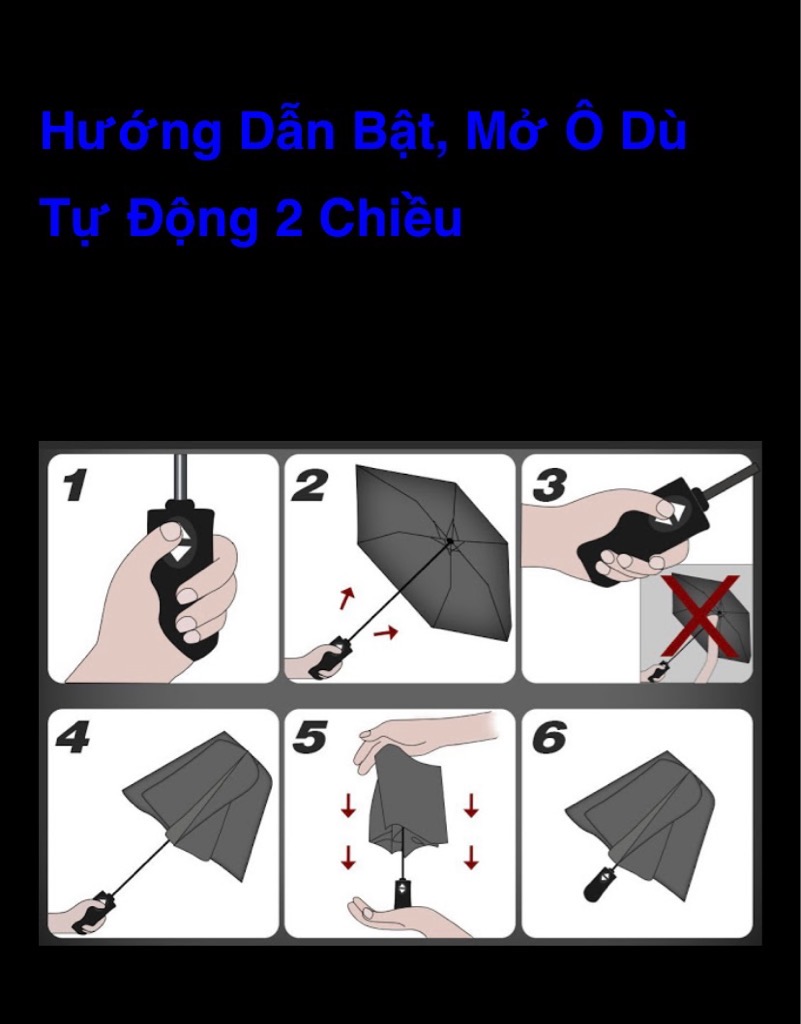Ô dù che nắng che mưa bật mở 2 chiều tự động new 2023 [BH: NONE]