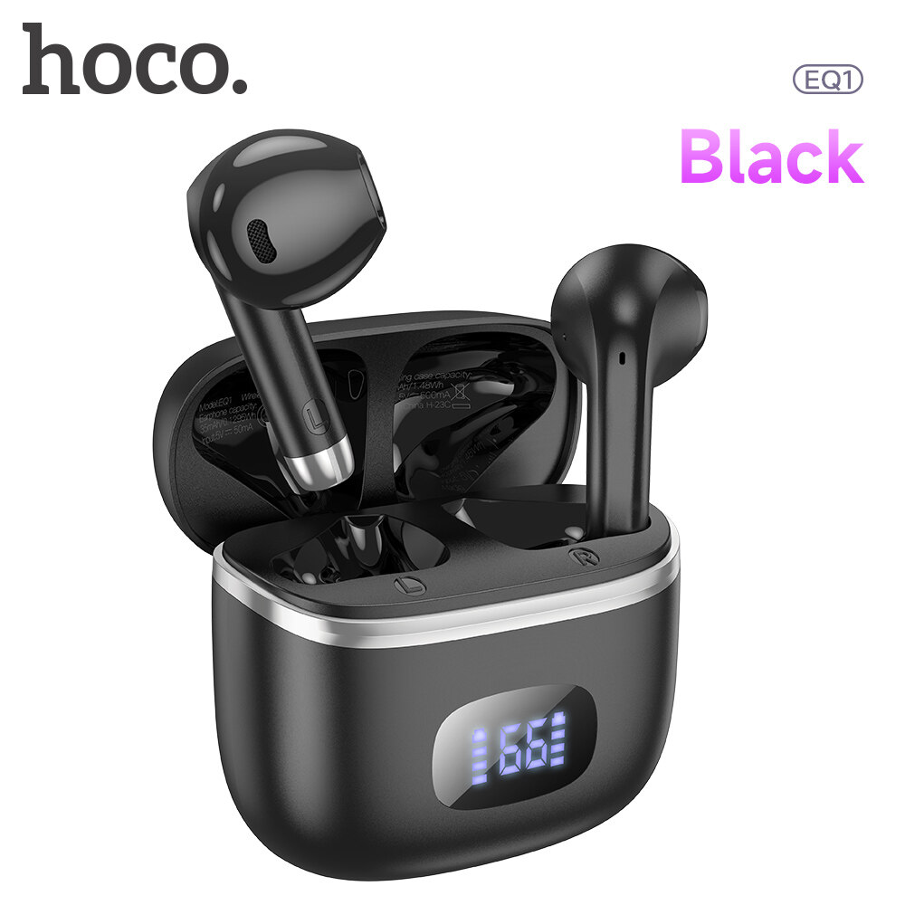 Tai nghe bluetooth Hoco EQ1 V5.3 True Wireless kiểu dáng airpods chính hãng [BH: 1 năm]